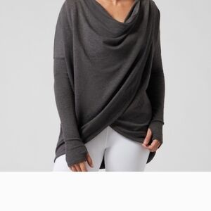 Athleta Purana Wrap Sweatshirt
